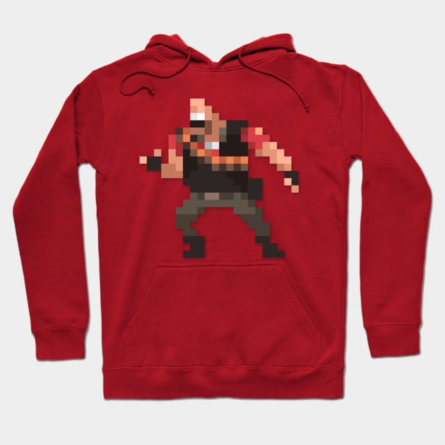 Heavy low-res pixelart Hoodie by JinnPixel